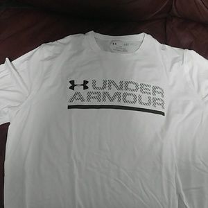 Under Armour white loose shirt